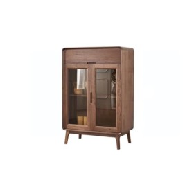 GUERNSEY Armoire à Vin Armoire à vin, vitrine en Verre for Salon, Buffet de Restaurant, Armoire de Hall Simple, Placard de Ma