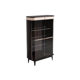 GUERNSEY Armoire à Vin Armoire à vin en Verre for la Maison, Murale, Simple et Moderne, vitrine de Salon, Buffet de Restauran