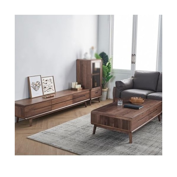 GUERNSEY Armoire à Vin Armoire latérale TV, Type Domestique, Salon, Porte en Verre, Petite Armoire à vin, Armoire Murale de R