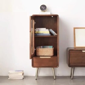 GUERNSEY Armoire à Vin Meuble TV en Bois Massif, Meuble dappoint for Salon, Meuble de Rangement, Meuble dentrée, Meuble à v