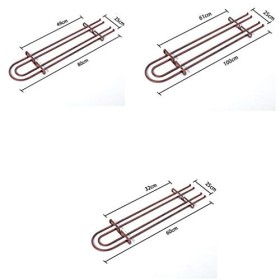 PJQUEKAIPJ Casier à vin, Mural, Bar, Restaurant, casier à Bouteilles de vin, Type U Industriel rétro en Fer, Support en métal