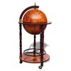 VidaXL 101,6&nbsp;cm Wood Globe Vin Barre de Support 16ème siècle Italien de Liqueur Bouteille étagère