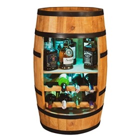CREATIVE COOPER Armoire à vin avec étagère et Chaise Longue pour Le vin - LED RGB - Casier à vin rétro - 80 cm x 50 cm - Tonn