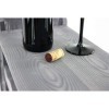 Directachat56 CASIER à VIN en Bois Haute densité, 91 Bouteilles, Gris