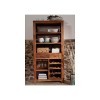 MASSIVMOEBEL24.DE Étagère à vin - Bois Massif dacacia laqué - Shaman 76