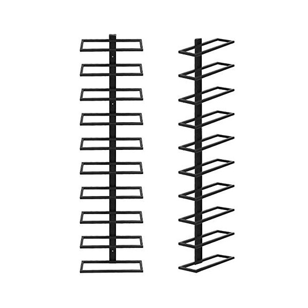 KEVO Casier à vin, 40 * 18 * 40cm Porte-Bouteille de vin étagère à vin Organisateur de Stockage de vin casier à vin Bois de p