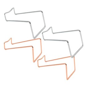 PRETYZOOM 4 Pièces Casier à Vin en Fer Porte-Bouteille De Whisky Affichage De Bouteille Support De Bouteille dalcool Présent