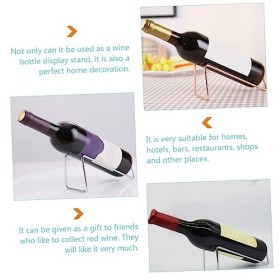 PRETYZOOM 4 Pièces Casier à Vin en Fer Porte-Bouteille De Whisky Affichage De Bouteille Support De Bouteille dalcool Présent