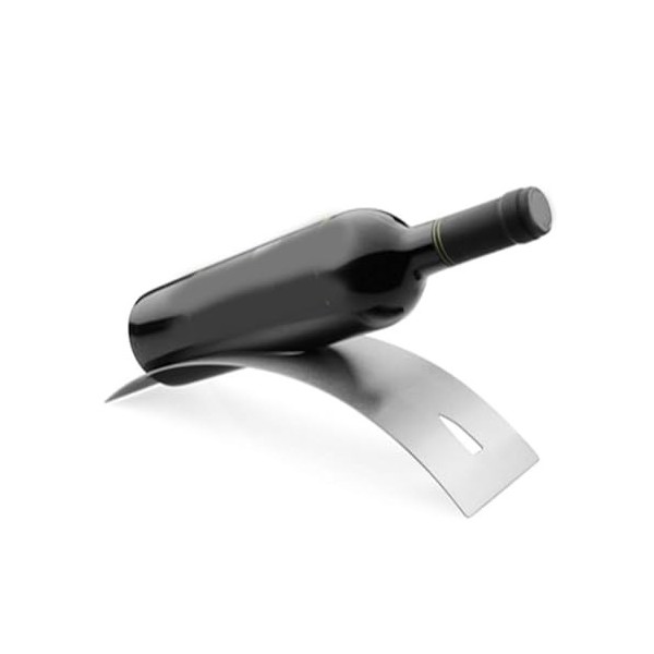 Qcwwy Casier à Vin, Casier à Vin Rouge Rétro Créatif Casier à Vin en Acier Inoxydable Décoration de Bar Minimaliste Plateau D