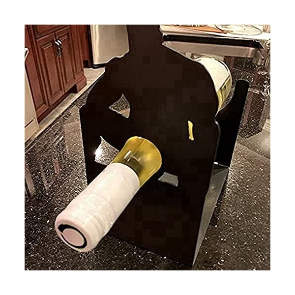 Wlauqueta Casier à Vin de Table, PréSentoir à Vin avec CaractèRe, Salle de Stockage de Vin SéParéE dans Le Bar Familial de la