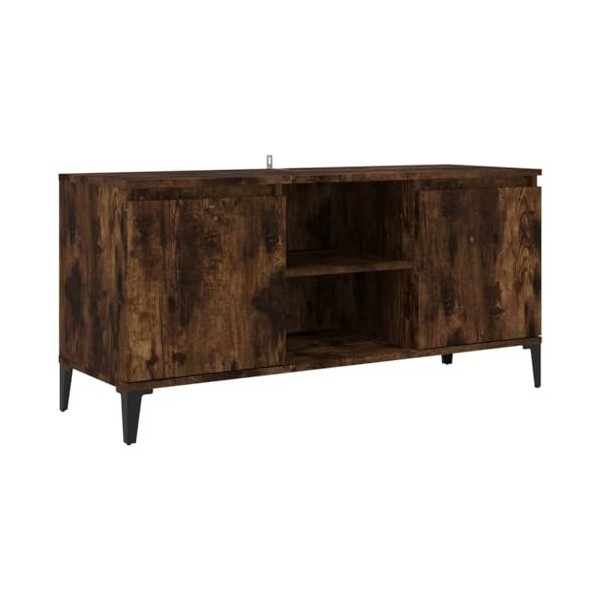 VEEKI Meuble TV, Meuble TV Suspendu, Meuble, Meuble TV avec Rangement，Meuble Industriel, Convient pour Salon ou Chambre, avec