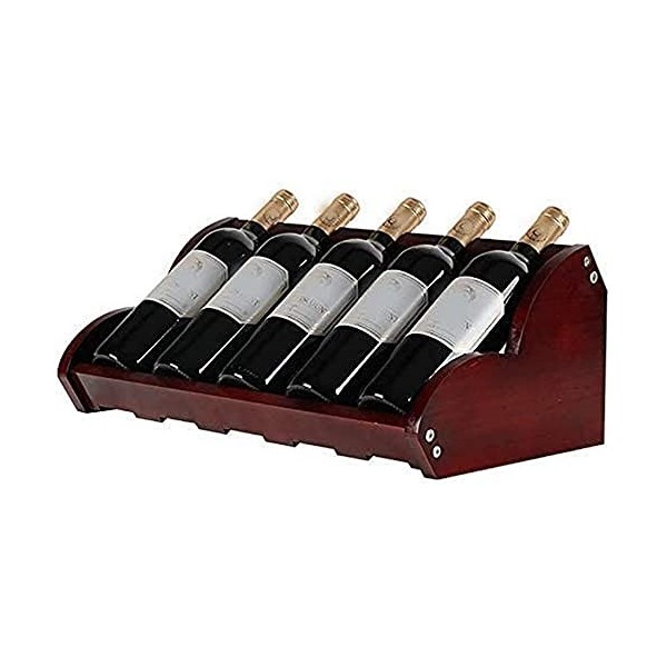 Porte-Bouteille Étagère À Vin en Bois Massif Casier À Vin Rouge Décoration Simple Casier À Vin en Bois Présentoir À Vin Stock