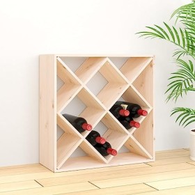 AUUIJKJF Armoires & Rangement Meuble à Vin 62x25x62cm Bois Massif Pin Meubles