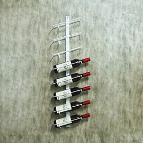 Casier à vin Industriel rétro en Fer, Montage Mural, décoration de Restaurant à vin Rouge, décoration de la Maison