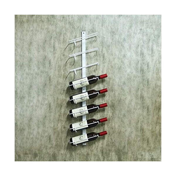 Casier à vin Industriel rétro en Fer, Montage Mural, décoration de Restaurant à vin Rouge, décoration de la Maison