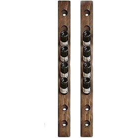 Stockage De Vin Mural en Bois Massif Bouteille De Vin Tenture Murale Casier À Vin Rouge Casier À Vin Créatif Cave À Vin Casie