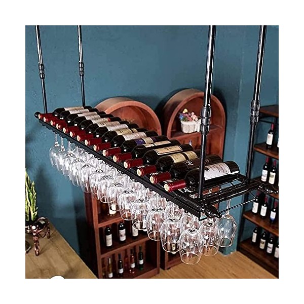 Porte-Bouteille Étagère À Vin Armoire Fer Maison Porte-gobelets À Vin Rouge Armoire À Vin Suspendue Casier À Vin Suspendu Cas