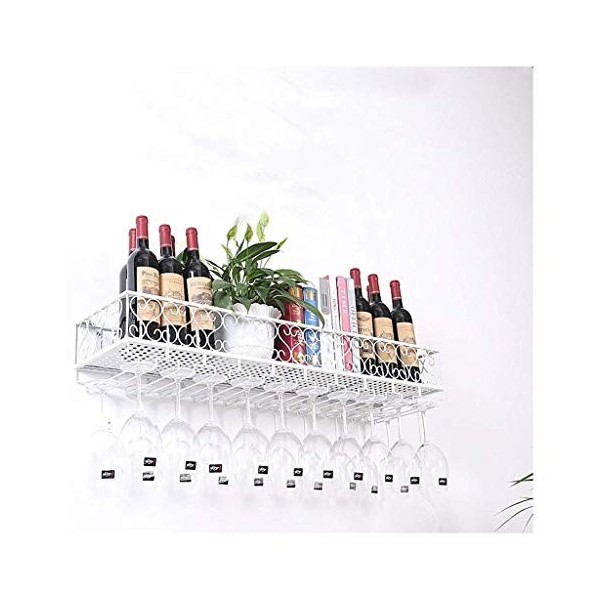 ZJYWMM Casier à vin, Porte-Verre à vin Domestique, Porte-Verre à vin Mural, casier à vin créatif, casier, Porte-gobelet à le