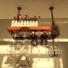 ArtRay Casier à vin/Porte-Verre à vin Suspendu en Fer Vintage/Bar à Maison créatif/Casier à vin Taille: 100 à 28 cm Taille: