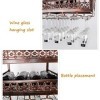 Étagères flottantes pour bar, casier à vin mural, casier à vin, support de verre suspendu LOFT, étagère murale vintage, suppo