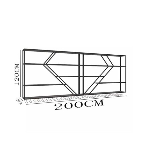 Casier à vin Mural Moderne, étagères flottantes pour unité de Bar avec présentoir en Fer à lumière LED, Support à vin inversé