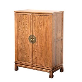 Wine Cabinet All Solid Wood Wine Cabinet Household Living Room Cabinet Against The Wall Small Wine Cabinet Floor Bar Cabinet 