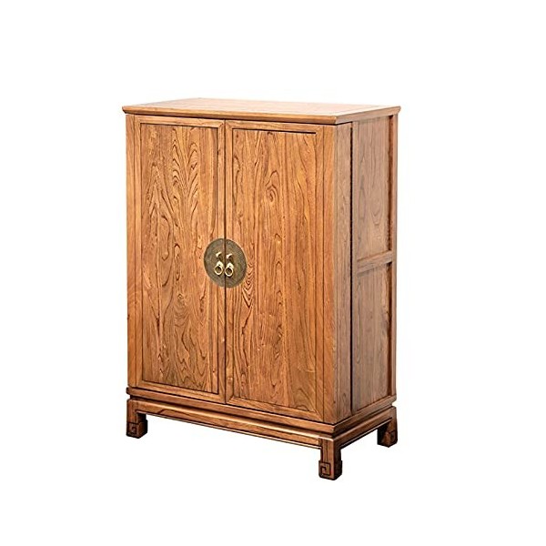 Wine Cabinet All Solid Wood Wine Cabinet Household Living Room Cabinet Against The Wall Small Wine Cabinet Floor Bar Cabinet 