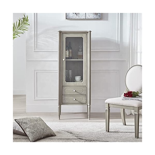 Armoire à vin Meuble de Bar à vin Meubles avec tiroir Armoire à vin Autoportante Armoire à vin et à liqueurs dangle Haute po