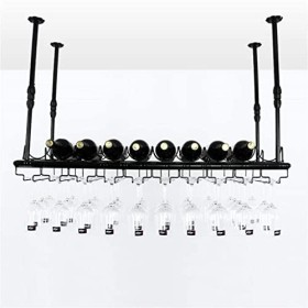 ArtRay Casier à vin suspendu porte-gobelet porte-gobelet suspendu à lenvers étagère à vin étagère