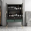 ROLTIN Étagère à Vin Armoire à Vin de Luxe Armoire à Vin Autoportante Décoration de la Maison Armoire de Bar Armoire à Liqueu