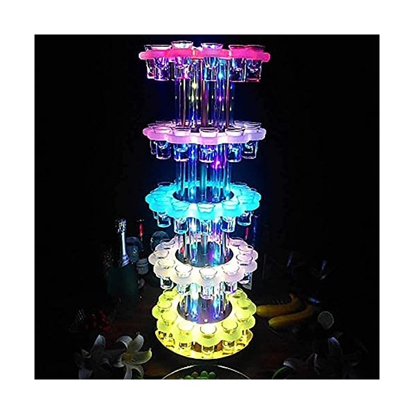 Présentoir à Bouteilles de vin, présentoir à Bouteilles, étagère à Bouteilles éclairée pour Liqueur de Bar, casier à vin, pré