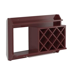 Porte-gobelet Simple casier à vin armoire à vin murale multi-fonction casier à vin mural supports. Porte-verre à vin couleur