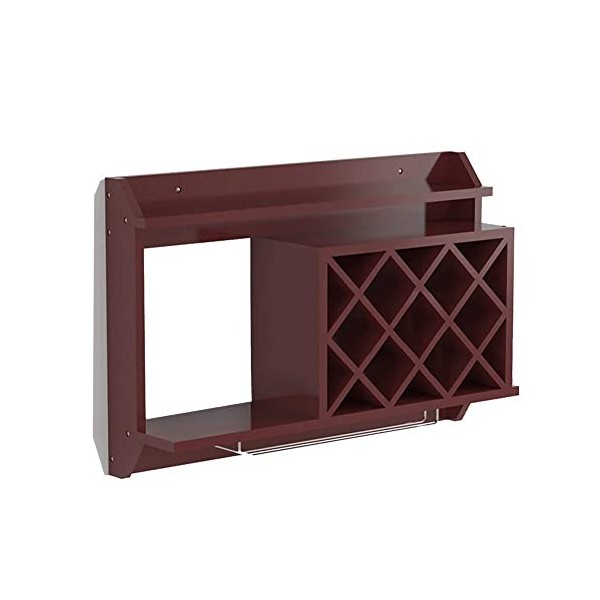 Porte-gobelet Simple casier à vin armoire à vin murale multi-fonction casier à vin mural supports. Porte-verre à vin couleur