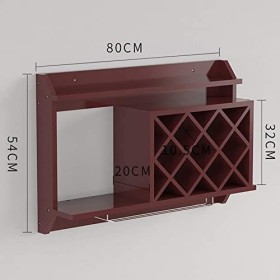 Porte-gobelet Simple casier à vin armoire à vin murale multi-fonction casier à vin mural supports. Porte-verre à vin couleur