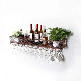 Casier à vin suspendu casier à verre à vin rouge suspendu porte-gobelet en verre inversé créatif maison bar casier à verre ca