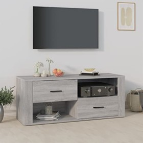 WREWING Meuble TV,Support pour Téléviseur Jusqu’à 50-80 Pouces,Table Télé avec Étagères Réglables,Bas Table TV Support de Tél