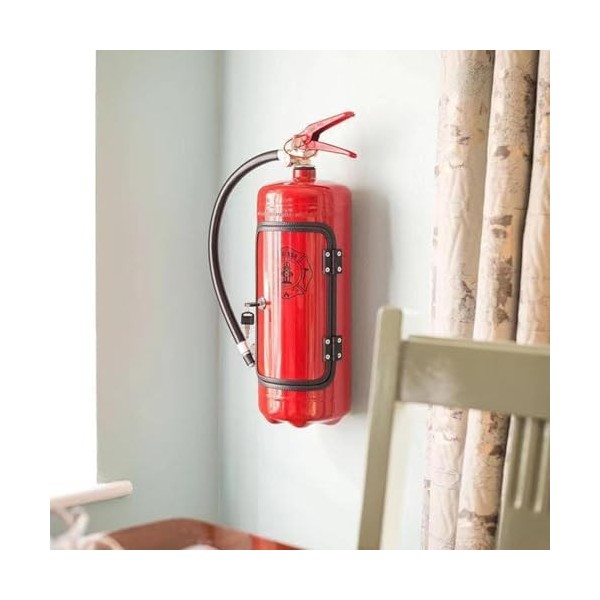 FASSME Extincteur fantaisie – Mini bar pour les amateurs de whisky, design dextincteur, armoire à vin, décoration de bureau,