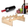 Casier à Vin en Bois, Porte-Bouteille De Vin, Casier à Vin Professionnel pour 4 Bouteilles De Vin, Présentoir De Stockage De 