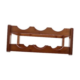 ABOOFAN Casier à Vin en Bois Casier à Vin Modulable Organisateur De Boissons De Comptoir Casier à Vin Domestique Étagère à Vi