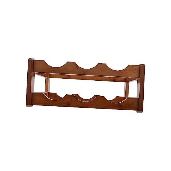 ABOOFAN Casier à Vin en Bois Casier à Vin Modulable Organisateur De Boissons De Comptoir Casier à Vin Domestique Étagère à Vi