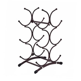 PRETYZOOM 1 Pc Casier à vin en Fer casier à vin en Fil de Fer Support de Stockage de Bouteille de vin décoration de Maison Ti