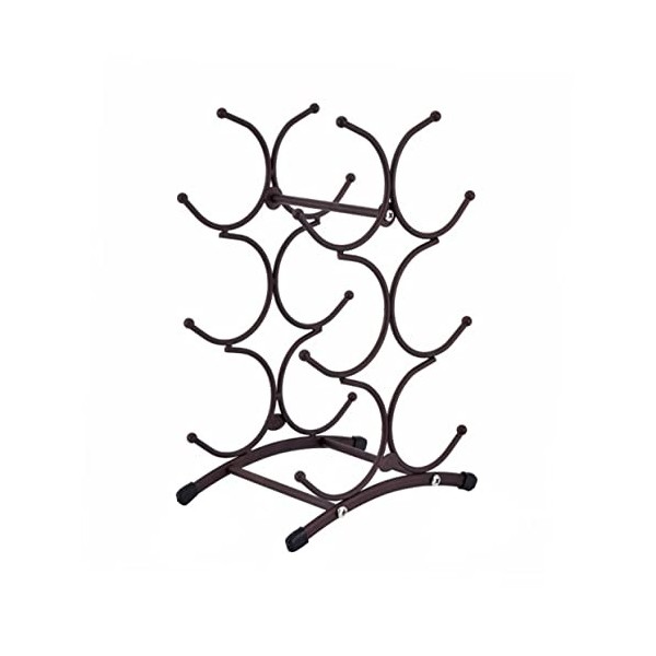 PRETYZOOM 1 Pc Casier à vin en Fer casier à vin en Fil de Fer Support de Stockage de Bouteille de vin décoration de Maison Ti