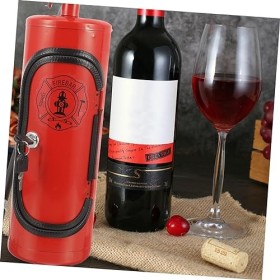 UTHCLO Coffret Cadeau vin Fantaisie Caisse de vin Le Cadeau Whisky conteneur de Stockage Porte-vin Miniature extincteur dinc