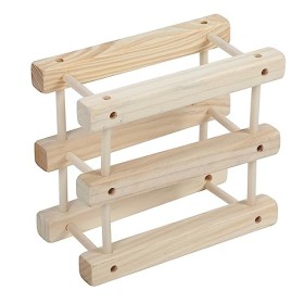 Fdit Casier à Vin Assemblage de Vin Rouge Comptoir 6 Porte-Bouteilles Casier à Vin Rouge pour Présentoir Armoire à Vin Casier