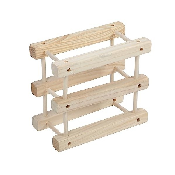 Fdit Casier à Vin Assemblage de Vin Rouge Comptoir 6 Porte-Bouteilles Casier à Vin Rouge pour Présentoir Armoire à Vin Casier