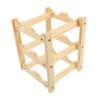 Zerodeko Casier à Vin Petit Présentoir Étagère à Vin en Bois Présentoir à Vin en Bois Présentoir à Bouteilles Casier à Boutei
