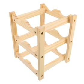 MAGICLULU Casier à Vin Porte-Bouteille De Vin Présentoir De Bouteille De Vin Présentoir à Bouteilles De Vin Etagère Dexposit