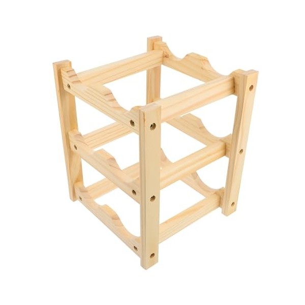 MAGICLULU Casier à Vin Porte-Bouteille De Vin Présentoir De Bouteille De Vin Présentoir à Bouteilles De Vin Etagère Dexposit