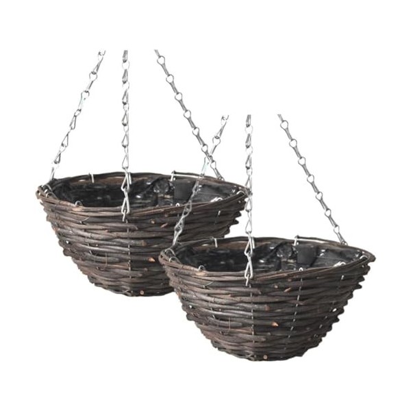 3 PCS Paille Fil Électrique Cintre En Métal Pot De Fleur Panier Arrangement De Fleurs Conteneurs Pots for Plantes Dextérieur