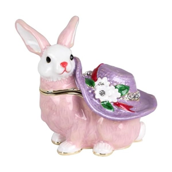 NSIBAN Statue Bijoux Décorer Collection Lapin Table À Manger Poupée Bureau Mini Jouet Lapin Forme Décor Lapin Figurines Allia
